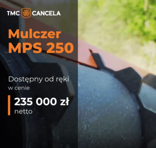 Mulczer wgłębny MPS (120-180 KM; 180-250 cm)